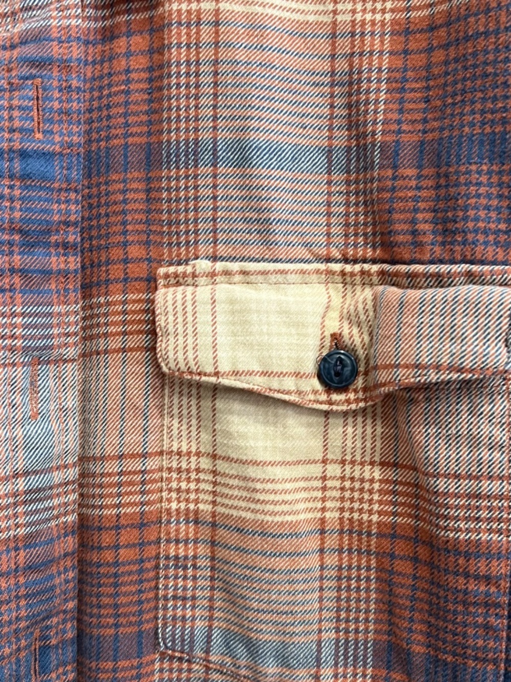 Patagonia Fjord Men’s Brown Plaid Flannel Shirt Long Sleeve Medium - Picture 4 of 8